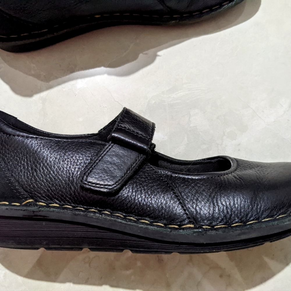 Clarks Michela Penny Black -mary Jane style school shoes 8.5